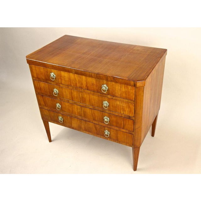 Biedemeier Cherrywood Chest of Drawers, Austria, 1830s For Sale - Image 15 of 17