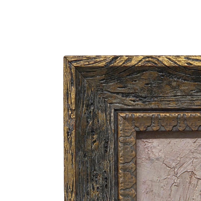 Figurative Brutalist Expressionist Double Portrait by Carmel Foglia De La Pena For Sale - Image 3 of 9