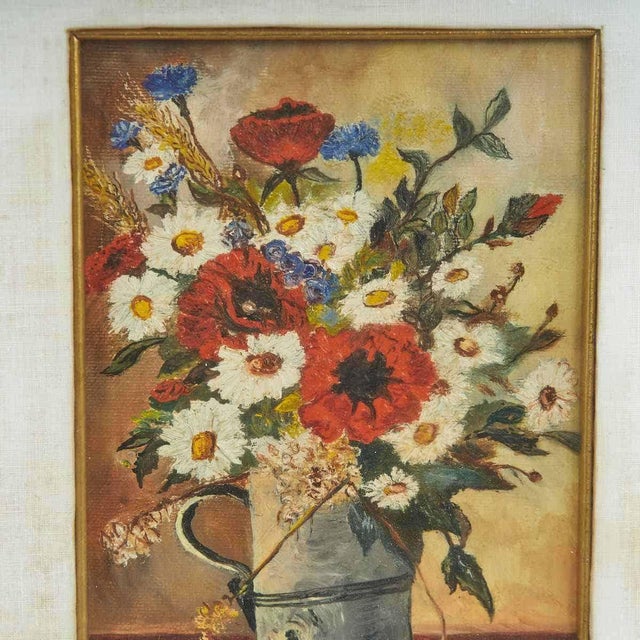 G. Dari, Untitled, 1960s, Paint on Board, Framed For Sale - Image 3 of 5