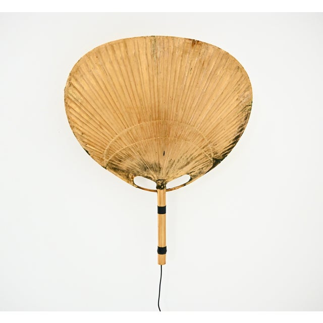Beige Uchiwa Wall Lamps by Ingo Maurer for M Design, 1970s, Set of 2 For Sale - Image 8 of 15