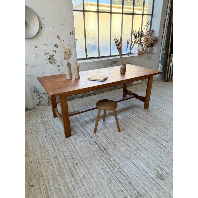 Oak Farm Table, 1970s For Sale - Image 17 of 18