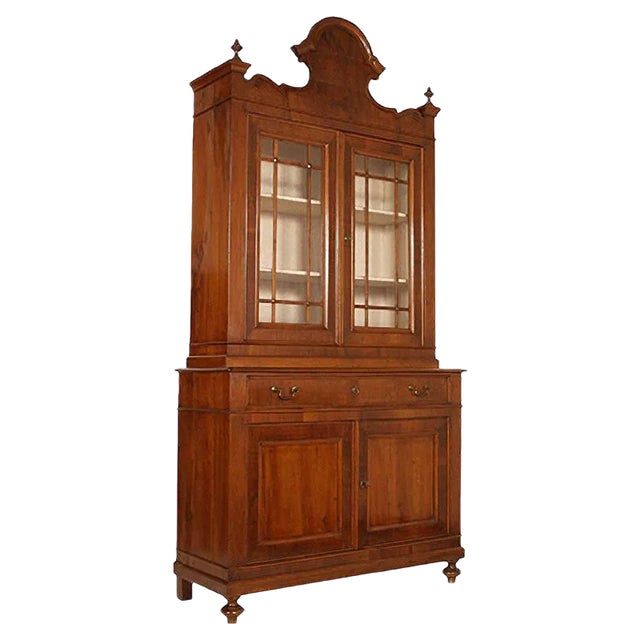 19th Century Louis XV Vitrine Cupboard For Sale