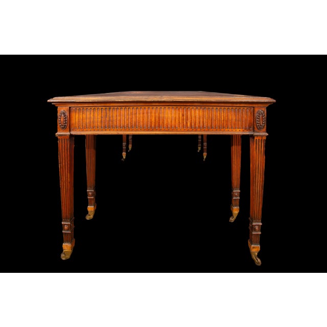 English George the III Partners Desk/ Center Table For Sale In New York - Image 6 of 12
