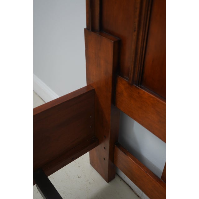 Century King Size French Style Cherry Bed For Sale - Image 15 of 18