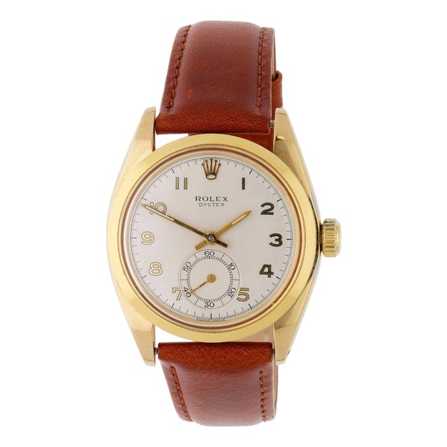Vintage Rolex Oyster 6246 36mm Dial Small Seconds Manual Wind Watch Circa 1972 For Sale