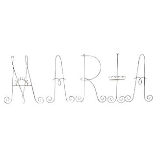 Dutch Church MARIA Letters, Set of 5 For Sale