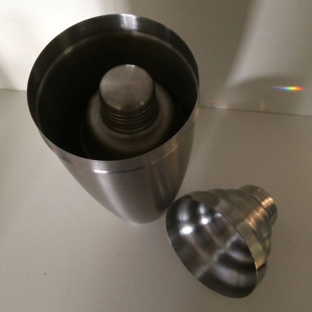 Set of 3 Stainless Steel Cocktail Shakers For Sale - Image 11 of 13