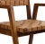 Wood Matthew Izzo Modern Leather Armchair For Sale - Image 7 of 8