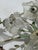 Metal 5-Light Ceiling Lamp in Decorated Wrought Iron and Murano Glass, 1980s. For Sale - Image 7 of 9
