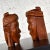 Vintage Mid 20th Century Tribal Carved Wood Figural Bookends Heads Only For Sale - Image 6 of 13