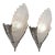 Pair of French Art Deco Wall Sconces by Marcel Hudry & Val Saint Lambert 1920 France - 2 Pairs Available For Sale