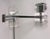 Late 20th Century Mid Century Modern Articulating Chrome and Lucite Wall Sconces - a Pair For Sale In Miami - Image 6 of 12