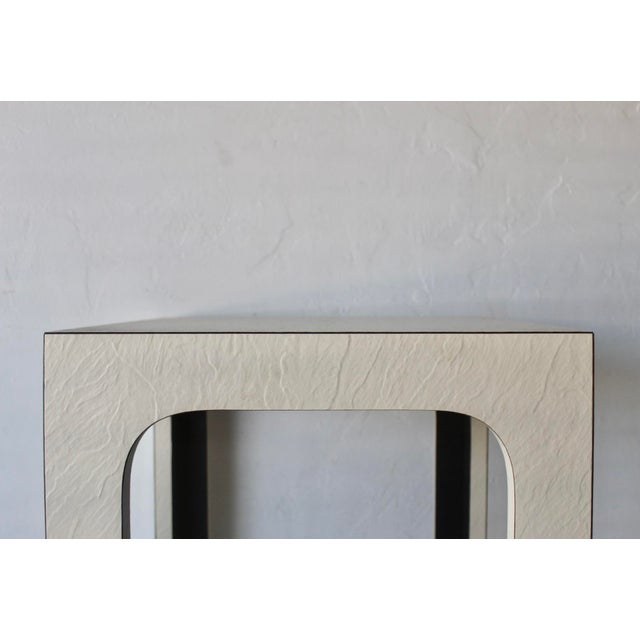 Modern Modern Off- White End Table For Sale - Image 3 of 15