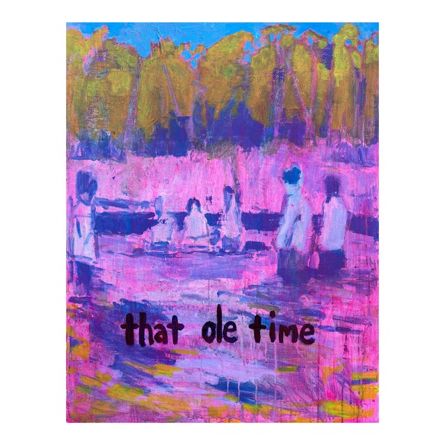 Original Painting That Ole Time Religion by Joseph Christy For Sale