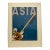 1933 Original Asia Magazine Cover, December, Frank McIntosh, Art Deco, Matted For Sale
