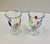 2000 - 2009 Dansk Burchetta All-Purpose Multi-Colored Leaves Wine Glasses - Set of 8 For Sale - Image 5 of 12
