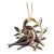 Dansk Two Turtle Doves Silverplate Christmas Ornament For Sale