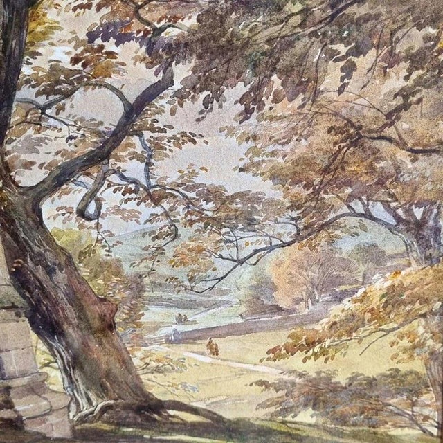 Joseph J. Jenkins, Haddon Hall, 19th Century, Watercolour For Sale - Image 4 of 8