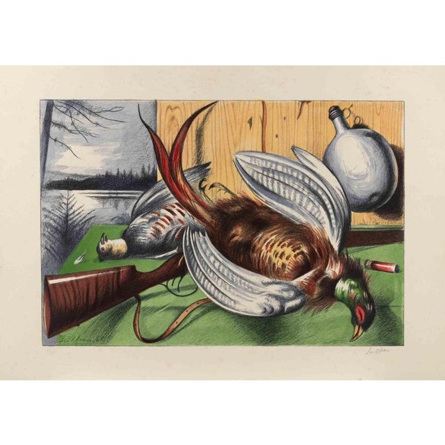 Lithograph realized in 1968. Signed and dated in the plate. Hand signed in pencil. Artist Proof. Image dimension cm....