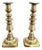 Victorian Brass Candleholders, 1880s, Set of 2 For Sale