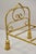 Gold Vintage Italian Hollywood Regency Iron Tassel Frame Pet Cat Dog Bed or Doll Bed For Sale - Image 8 of 11
