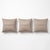 Faded Tribal Rug Pillow Cover 24'' X 24'' - Set of Three For Sale - Image 4 of 4