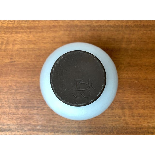 Mid-Century German Studio Pottery Vase from BKW Böttger Keramik Wandsbek, 1960s For Sale - Image 10 of 17