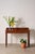 Striking Victorian mahogany console featuring classic bobbin legs, rich patina, and generous scale—perfect for entryways,...