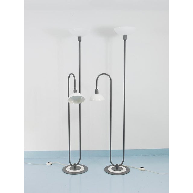 1980s Postmodern Uplighter Floor Lamps, Italy, 1980s, Set of 2 For Sale - Image 5 of 18