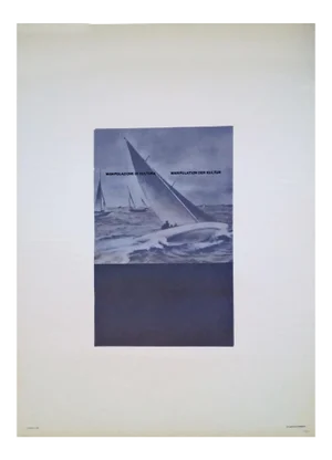 Fabio Mauri, Won Sailing, Original Photolithograph, 1976