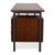 Wooden Apples, Wooden Desk, Brown Teak, Bauhaus Style, Drawers For Sale - Image 13 of 17