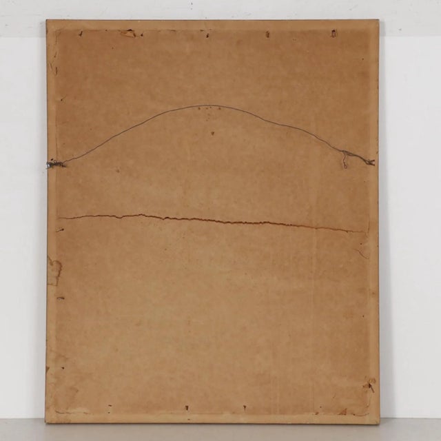 Black Original Mid 20th C. Framed Elephant Folio Ltd. Edition Abstract Figural Lithograph - "Filling Jar on the Nile" For Sale - Image 8 of 9