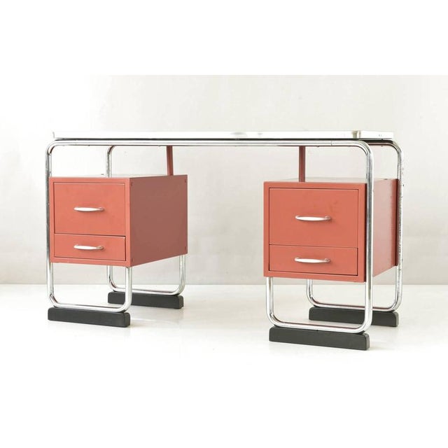 Article number: 1791 article name: tubular steel desk designer: factory design year: around 1950 manufacturer: unknown...