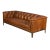 Mid Century Style Leather Sofa For Sale In Raleigh - Image 6 of 6