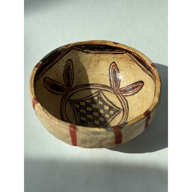 Early 20th Century North African Berber Pottery Bowl For Sale - Image 4 of 11
