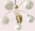 Brass and Opaline Glass 5-Light Chandelier from Honsel Leuchten, Germany, 1970s For Sale - Image 4 of 18