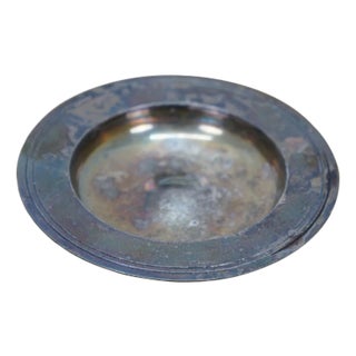 1977 Richard Comyns Armada Sterling Silver Trinket Nut Dish Ashtray 96g 4" For Sale