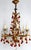 Metal Antique Gilded Metal Murano Glass Drop Chandelier from Made Murano Glass, 1930s For Sale - Image 7 of 18