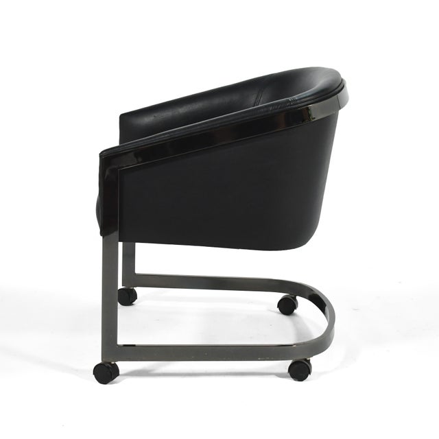 Design Institute America Barrel Back Chairs (Set of 4) For Sale In Chicago - Image 6 of 10