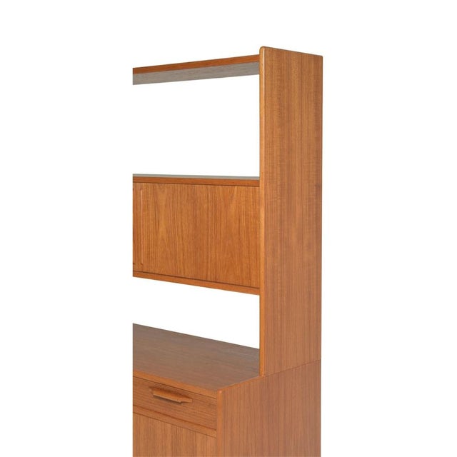 Mid 20th Century Mid 20th Century Swedish Bookcase Hutch by Ajfa Möbler For Sale - Image 5 of 9