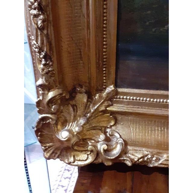 Louis Philippe Era Artist, Landscape, 1800s, Oil on Canvas, Framed For Sale - Image 13 of 15