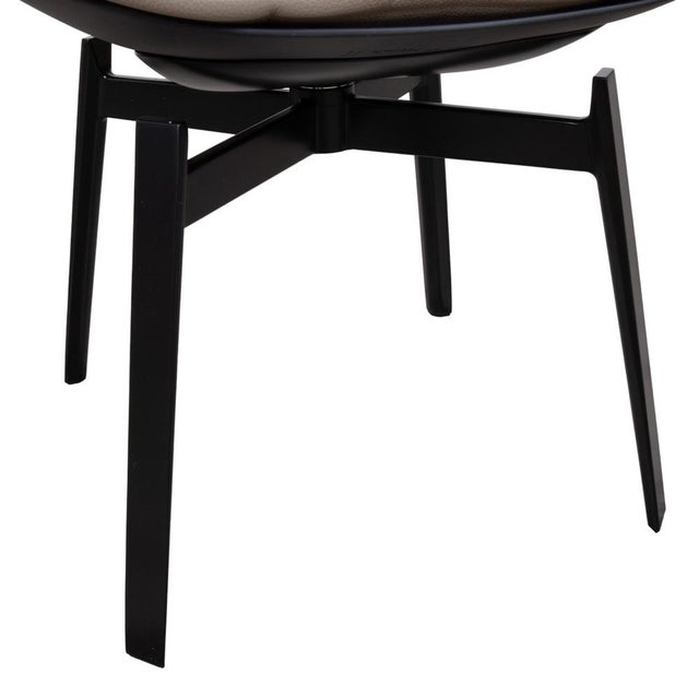 Husk Leather Chairs from B&B Italia, Set of 4 For Sale - Image 9 of 17