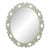 Fleur Home Garden District Satsuma Oval Mirror in Mizzle, 26x31 For Sale