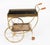 Mid-Century French Brass Galleried Drinks Trolley, 1950s For Sale - Image 10 of 15