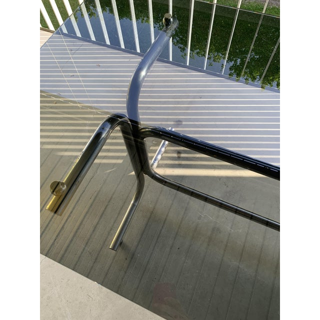 Metal Modernist Console Table in the Style of Jacques Adnet, 1930s For Sale - Image 7 of 18