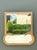 Vintage Grasscloth and Wood Wall Mirror For Sale - Image 10 of 15