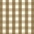 Schumacher Camden Cotton Check Fabric in Mocha For Sale