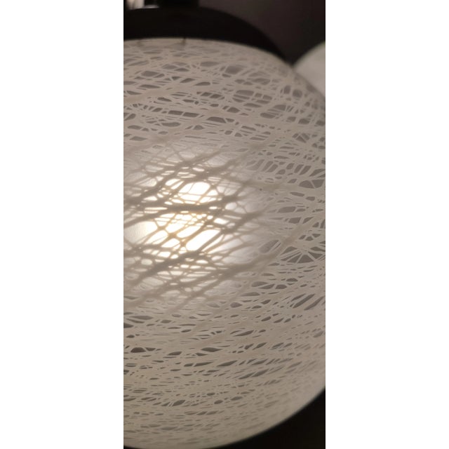 Metal and Glass Ceiling Lamp, Italy, 1970s For Sale - Image 6 of 13