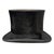 19th Century Top Hat and Leather Hat Box For Sale - Image 9 of 12
