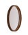 Round Plastic Mirror ,comes with a Faux Wood print . good condition . Space Ace France 1970s